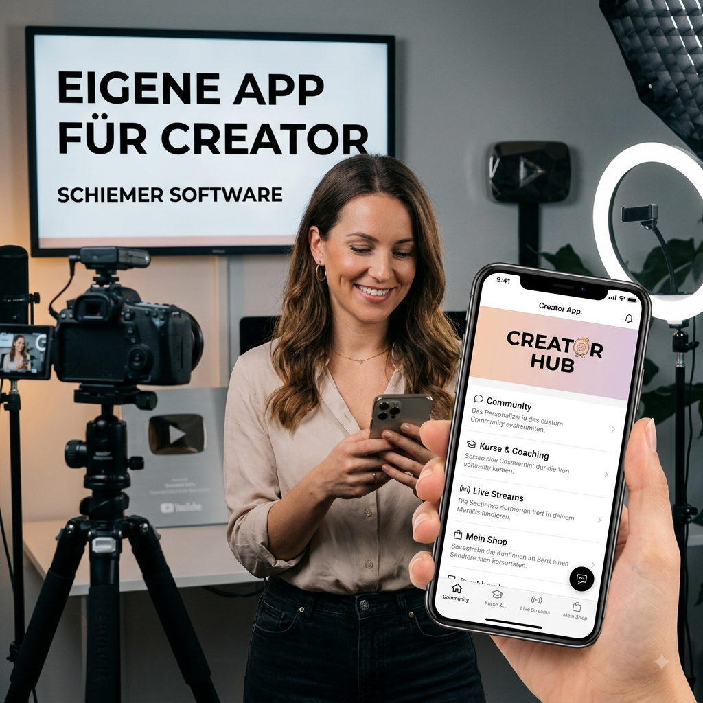 Eigene App für Creator: aus geliehener Reichweite wird Ihre Plattform